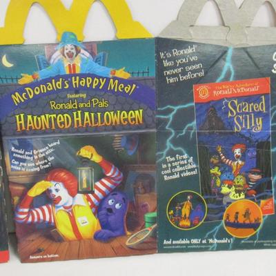 Halloween Pumpkin Books & McDonalds Happy Meal Boxes