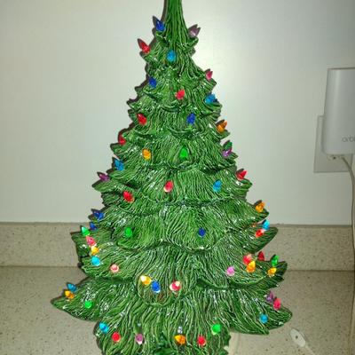 Ceramic Christmas Tree- Kowell's Mold- Approx 22 3/4" Tall