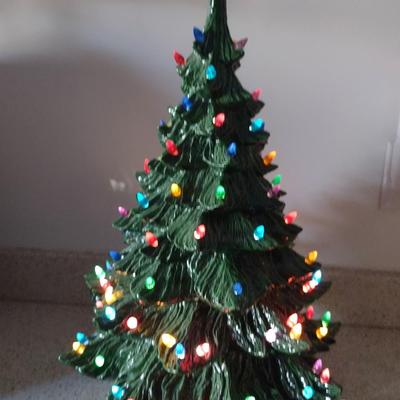 Ceramic Christmas Tree- Kowell's Mold- Approx 22 3/4" Tall