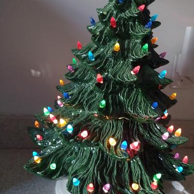 Ceramic Christmas Tree- Kowell's Mold- Approx 22 3/4" Tall