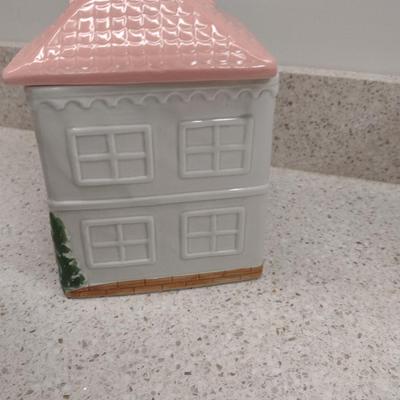 Pair of Ceramic Canisters