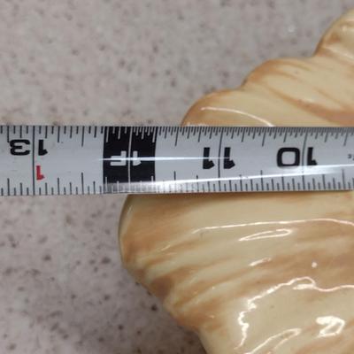 Vintage Ceramic Conch Shell Design Planter