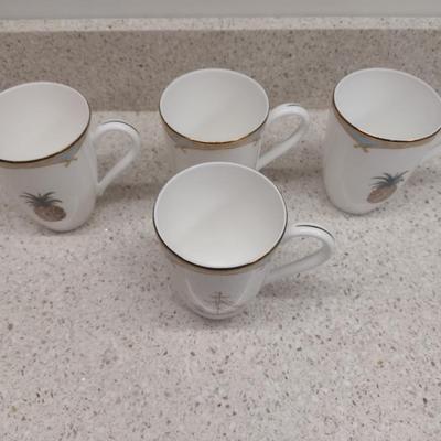 Lenox British Colonial Collection Mugs- Four Pieces