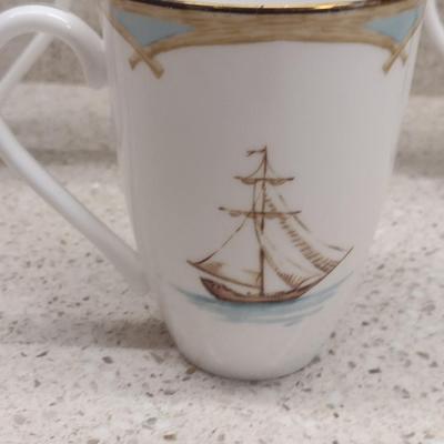 Lenox British Colonial Collection Mugs- Four Pieces