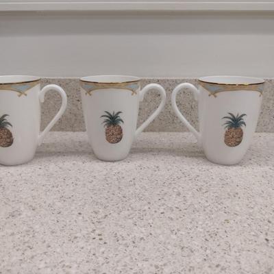 Lenox British Colonial Collection Mugs- Four Pieces