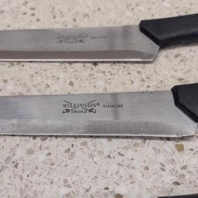 Wilkinson Sword Knives with Self Sharpening Sheaths