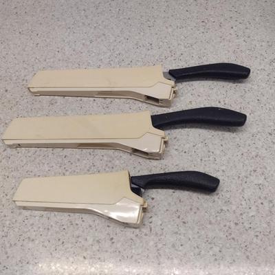 Wilkinson Sword Knives with Self Sharpening Sheaths