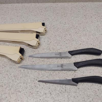 Wilkinson Sword Knives with Self Sharpening Sheaths