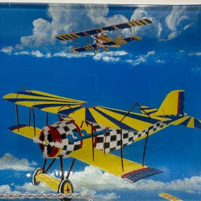 Jane Wooster Scott's Burton's Barnstormers Decorative Glass Tray