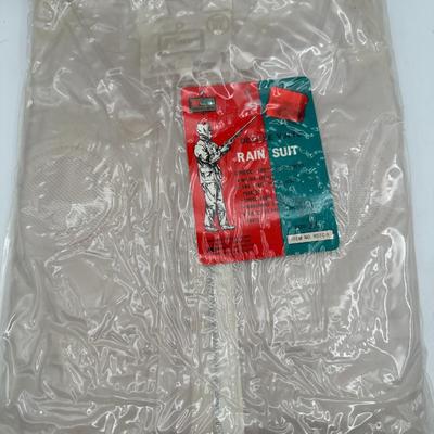 Vintage NIP Rain Gear - Poncho, Rain Suit, Jacket and Plastic Suit Bags