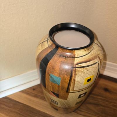 Set of 3 Modern Abstract Ceramic Vases
