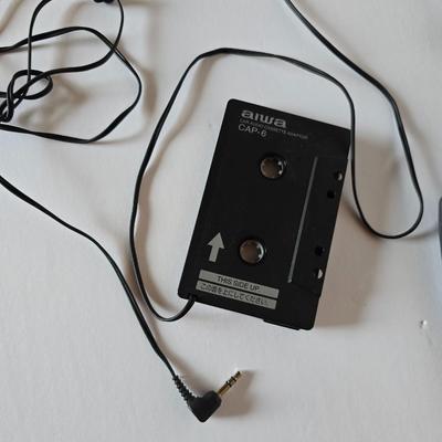 Vintage Sony & Aiwa Personal Audio Lot – Walkman, Discman, Headphones & Adapter
