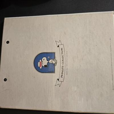 Peanuts Collectibles Lot – Snoopy Plush & Vintage Clipboard