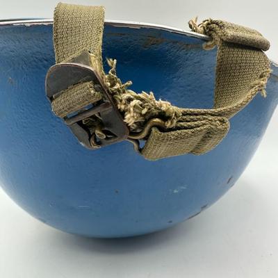 World War II M1 Helmet - With Original Strap! Painted