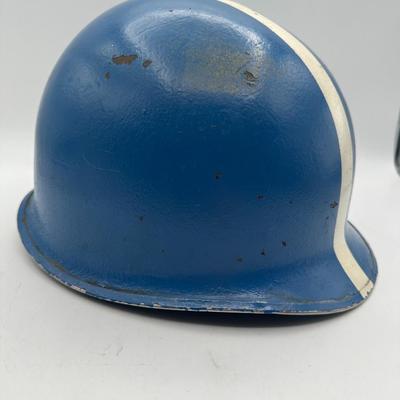 World War II M1 Helmet - With Original Strap! Painted