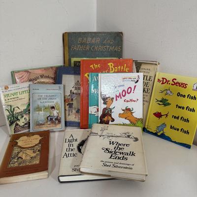 Lot 56L: Assorted Children’s Books from Dr Seuss, Shel Silverstein, and More!