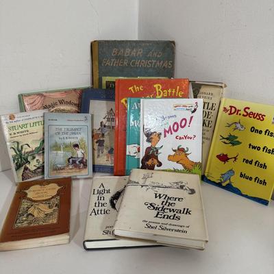 Lot 56L: Assorted Children’s Books from Dr Seuss, Shel Silverstein, and More!
