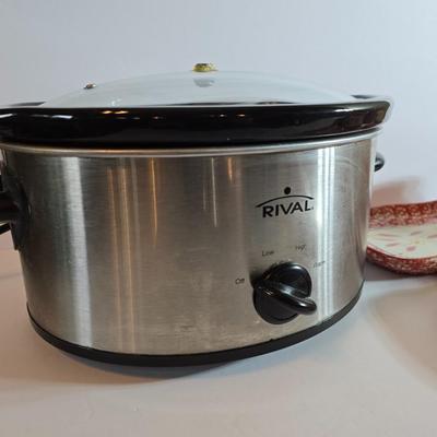 Rival Crockpot & Temptations Old World Red Soup & Sandwich Set – 5 Pieces