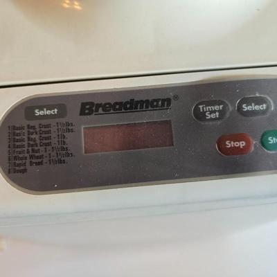 Breadman Ultimate Bread Maker TR441 – With Manual & Recipe Guide