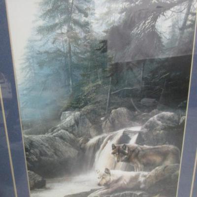 Framed picture "Lonely Vigil" by Kevin Danel