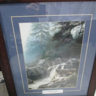 Framed picture "Lonely Vigil" by Kevin Danel