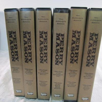 6 Perry Mason VHS videos, collectors edition