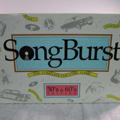 Song Burst - The complete Lyric game 50's & 60's edition