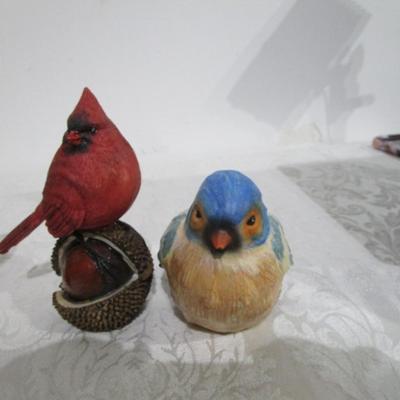 5-piece resin bird collection