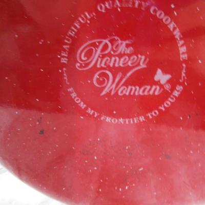 Pioneer Woman non-stick deep frying pan with glass lid