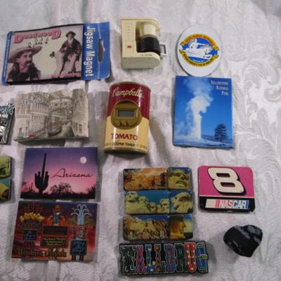 20 magnets, various kinds & sizes
