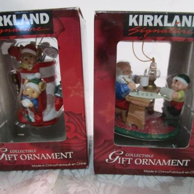 2 Kirkland Signature Christmas ornaments