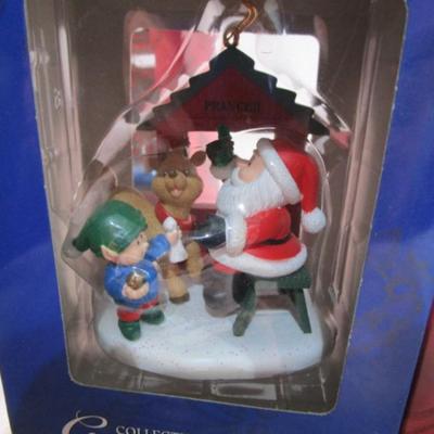 Sale Photo Thumbnail #240: In boxes, Santa with elf & reindeer, Santa with elf riding a rocking reindeer, see pictures