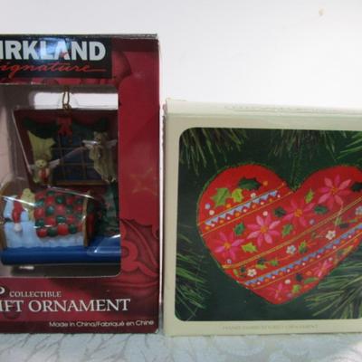 1 Kirkland Signature & 1 Hallmark ornament