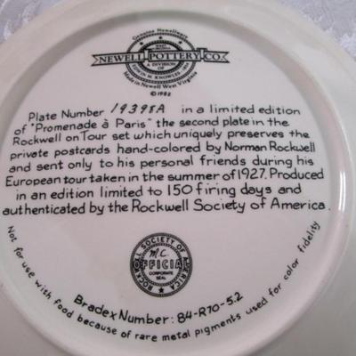 2 decorative plates by Norman Rockwell