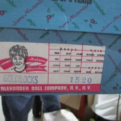 New in box, Vintage Madame Alexander doll "Goldilocks"