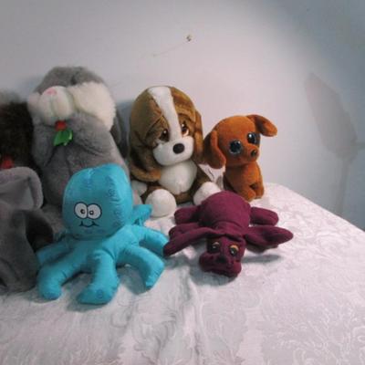 15 stuffed animals