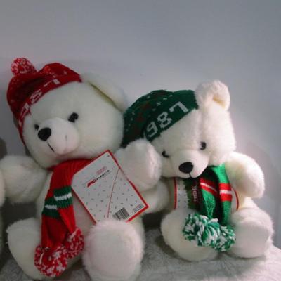 4 new Christmas bears