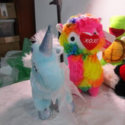 15 stuffed animals