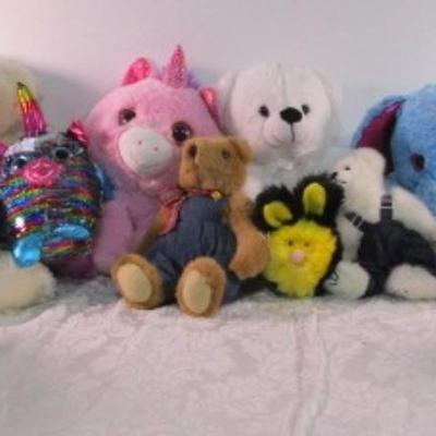 15 stuffed animals