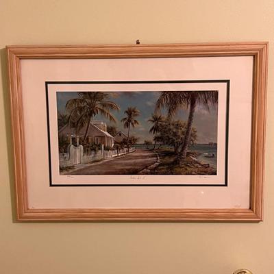 ‘Harbour Island’ By Tripp Harrison Signed/Numbered Framed Print (GB-RG)