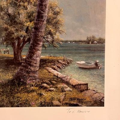 ‘Harbour Island’ By Tripp Harrison Signed/Numbered Framed Print (GB-RG)