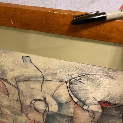 Abstract Signed Prints By Alfred Gockel & Eric Waugh (GB-RG)