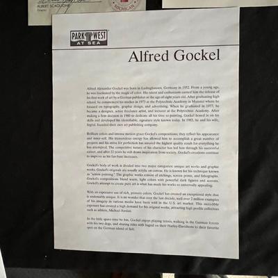 Abstract Signed Prints By Alfred Gockel & Eric Waugh (GB-RG)