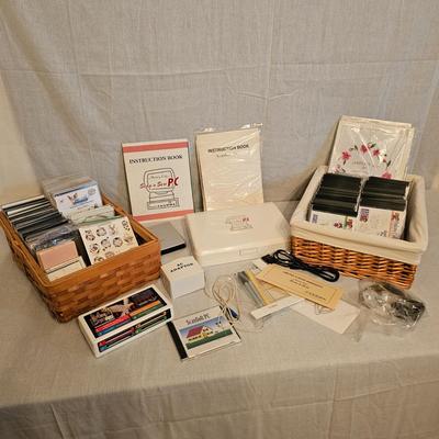 Collection of Embroidery Software/Hardware + More. (BF1-JS)