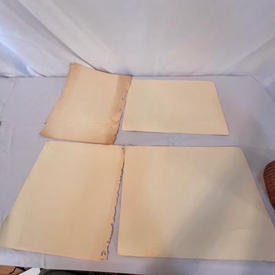 Hand Carved Manatee Plus Nautical Prints Inc. Signed (GB-RG)