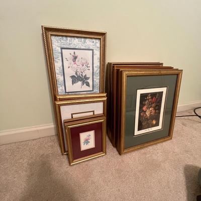 Botanical Prints in Sets of Two (GB-RG)