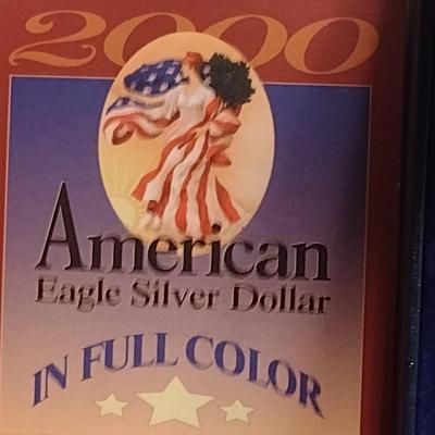 2000 American Eagle in Color Silver Dollar Coin (#5)