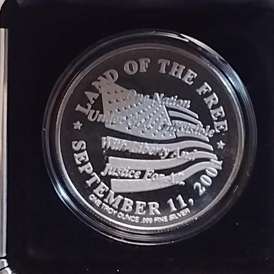 September 11, 2001 Commemorative 9-11 Silver Round (#6)