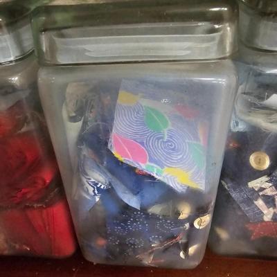Square Glass Jars, Contents & More (BF1-JS)
