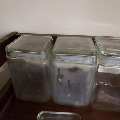 Square Glass Jars, Contents & More (BF1-JS)